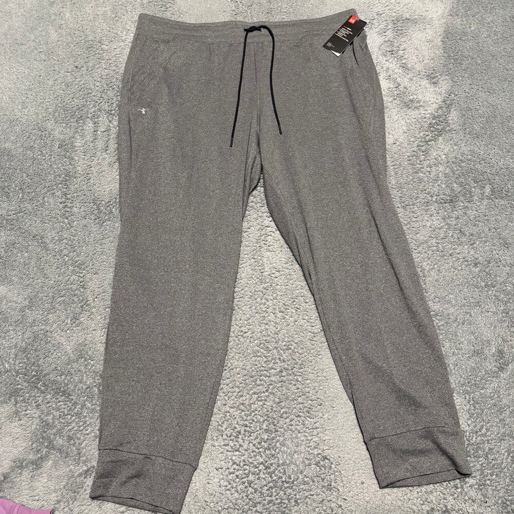 Under Armour Pants Women's XXL Gray Loose Rival Fleece Joggers Logo